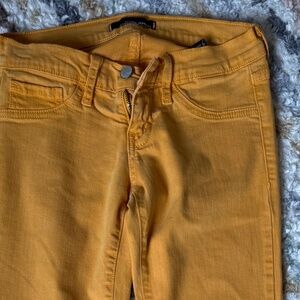 Yellow Low-rise Skinnies